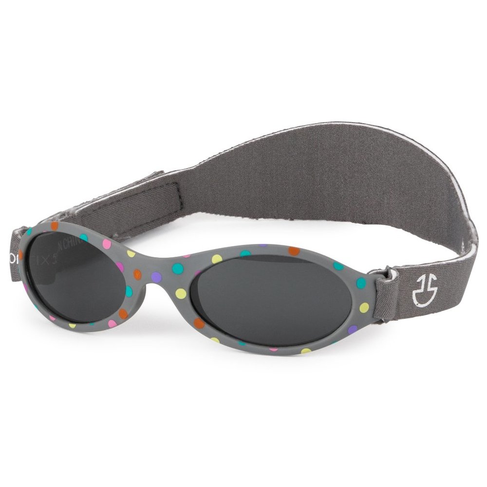 Baby Sunglasses with Strap - Grey